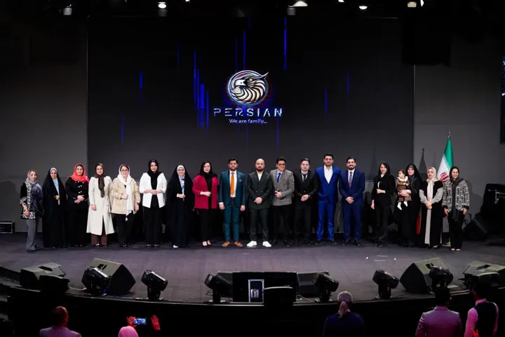 عکس جمعی روی صحنه